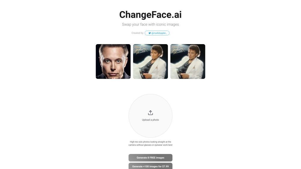 ChangeFace.ai: See Your Face in 100+ Iconic Images with AI