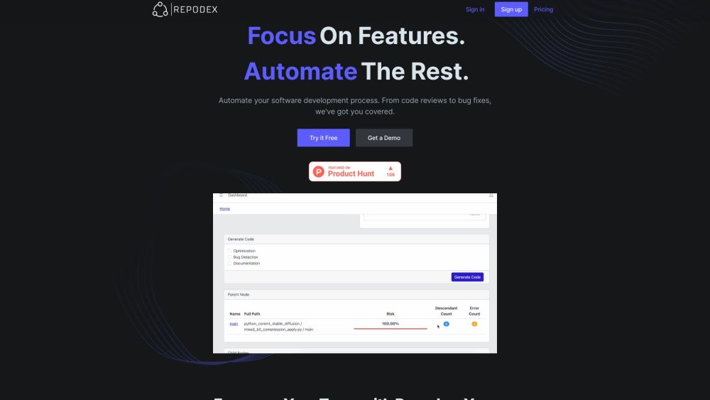 Repodex: AI-Driven Error Detection & Automatic Code Fixes for Dev Teams