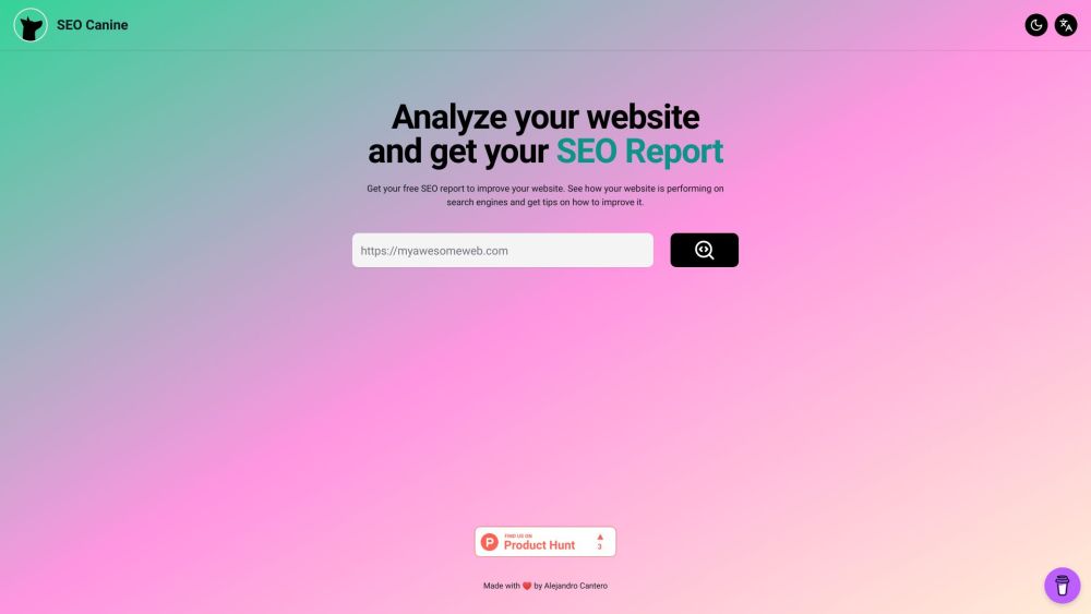 SEO Canine: Free Website Analysis & Improvement Tips Tool