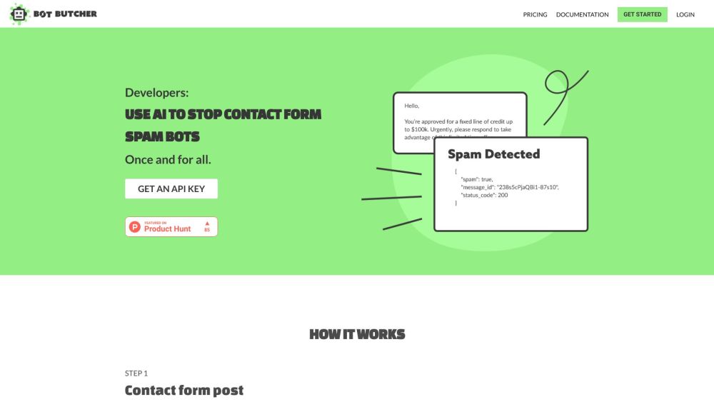 Bot Butcher: AI-Powered Spam Classifier - Use Cases, Pricing, Reviews