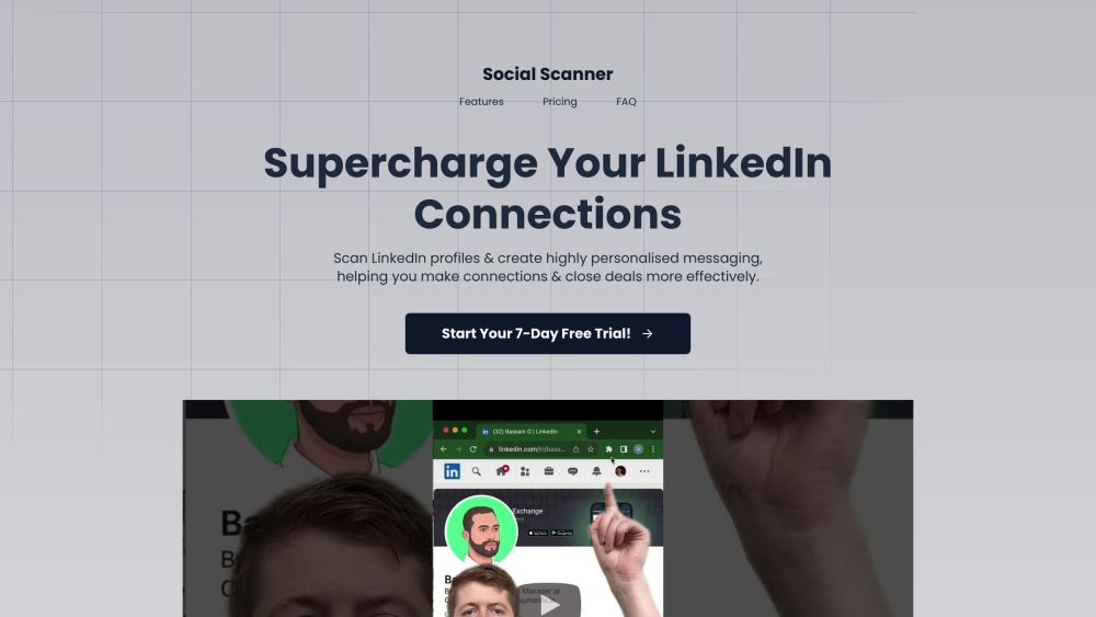 Social Scanner: Personalized LinkedIn Messaging for Better Networking