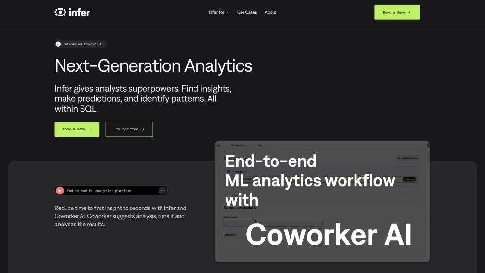 Infer AI: ML Insights, Data Analysis & Story Telling Revolution