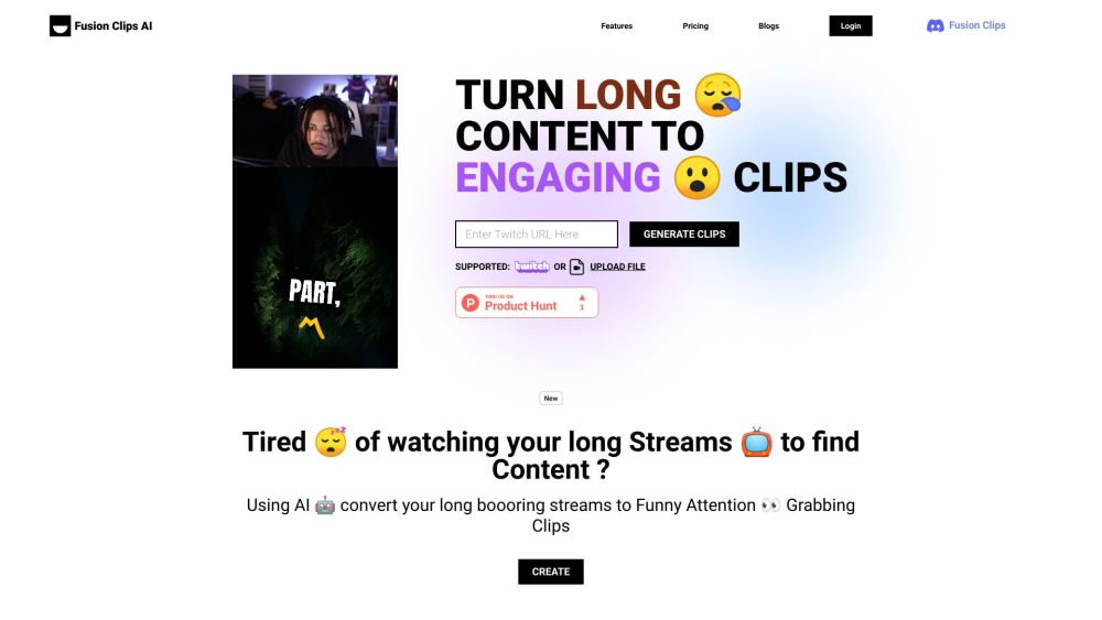 Fusion Clips AI: Convert Long Streams into Funny, Engaging Clips