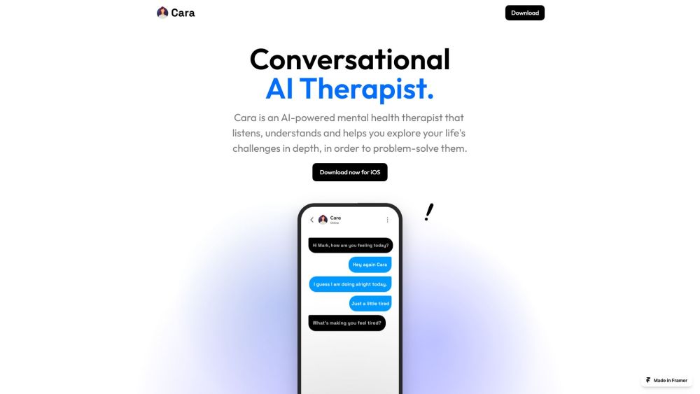 Cara: AI Mental Health Support - Listens, Understands, and Helps