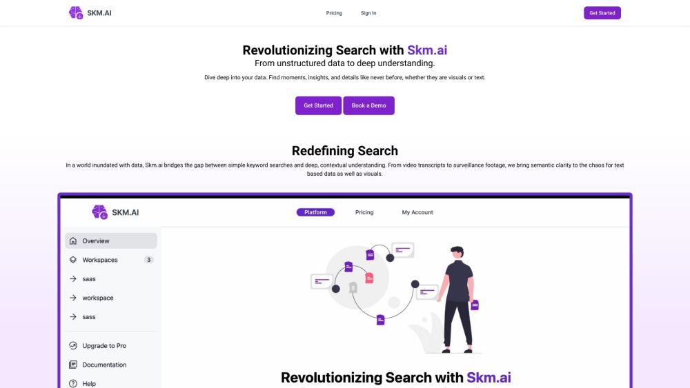 Skm.ai: Multimodal AI-Powered Search for Deep Data Understanding