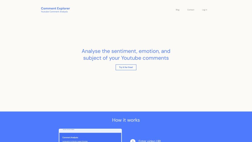 Comment Explorer: AI Tool Analyzes YouTube Comments for Growth Insights