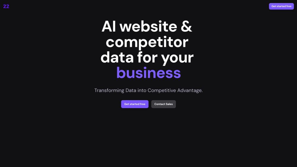 22Analytics: Advanced Web Metrics & AI Chat Analysis Platform