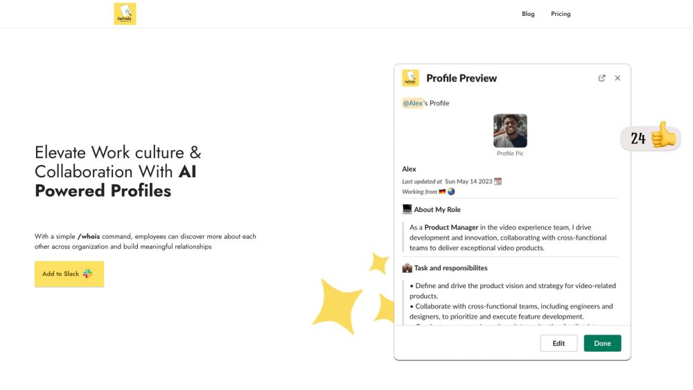 AI-powered Profile For Slack: Use Cases, Pricing, Reviews, Features