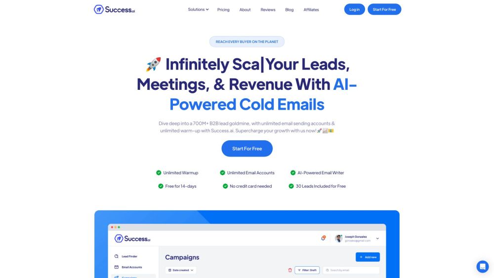 Success.ai: AI-Powered Platform to 10x Leads, Meetings, Revenue