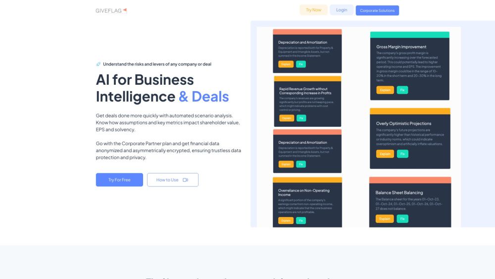 GiveFlag: AI-Powered Business Intelligence and Deal Analysis