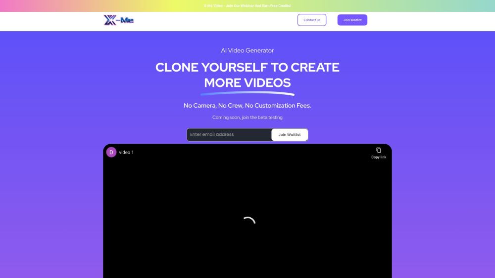 X-Me: AI Video Generator - GPT-4, Instant Cloning, 147 Languages