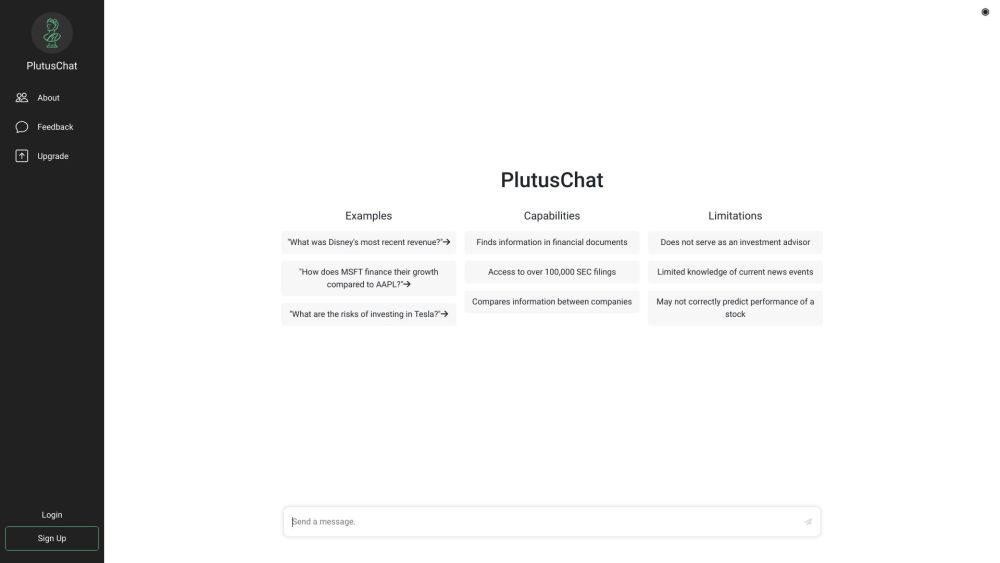 PlutusChat: Fast Financial Answers on US Stocks with AI and SEC Filings