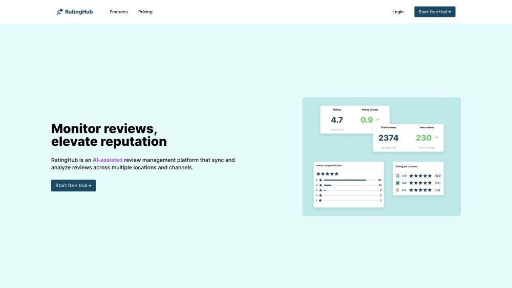 RatingHub: Sync Google & Tripadvisor AI-Assisted Review Management
