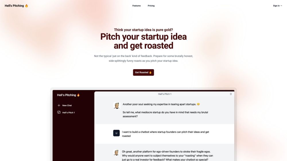 Hell's Pitching: AI for Brutally Honest Startup Feedback & Guidance