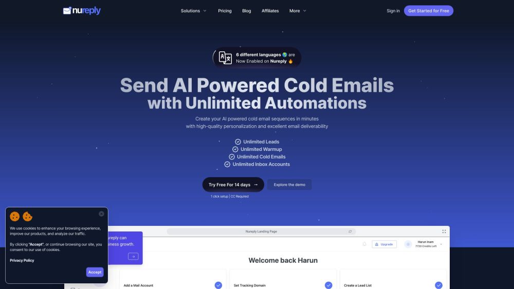 Nureply: AI Outreach, Automated Email Sequences & Personalization