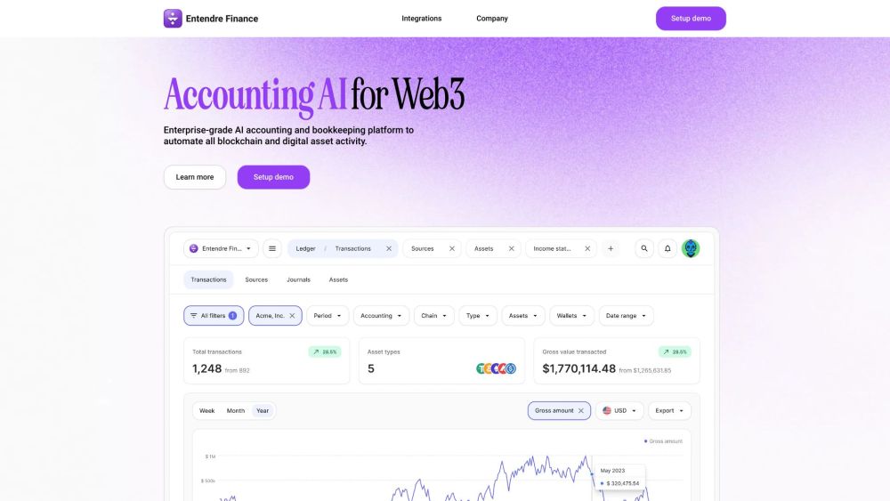 Entendre: AI Accounting for Web3 Teams, ERP Integration