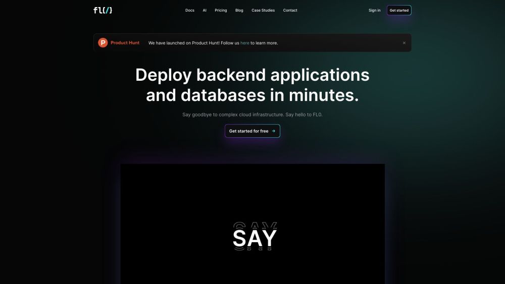 FL0: AI Platform Auto-Builds, Deploys & Scales Code in Minutes