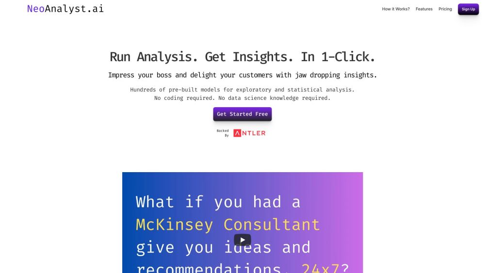 NeoAnalyst.AI: Intuitive Data Analysis, Visuals & Insights for Everyone