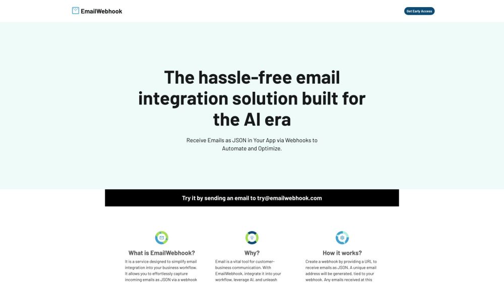 EmailWebhook: Email-to-Webhook, AI Reply, Categorize & Extract Data