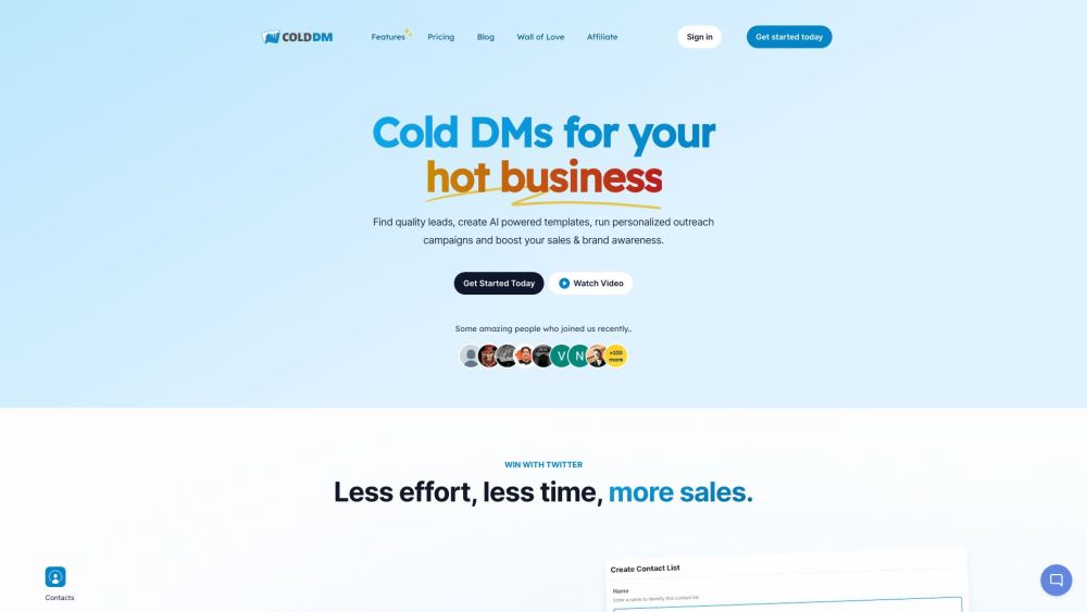 Cold DM: Target Leads on Twitter & Send Personalized Messages