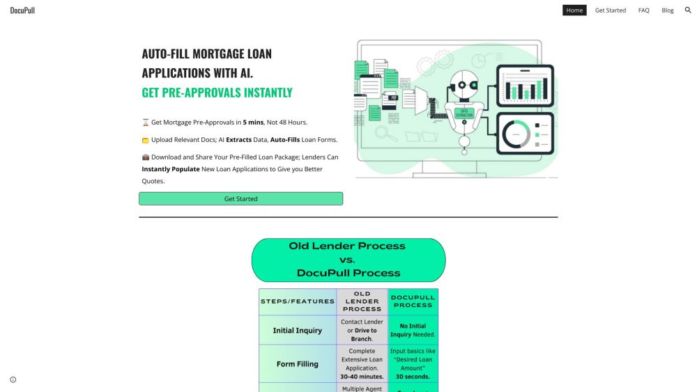 DocuPull: Auto-Fill Loan Apps, Swift Pre-Approvals, Best Rates