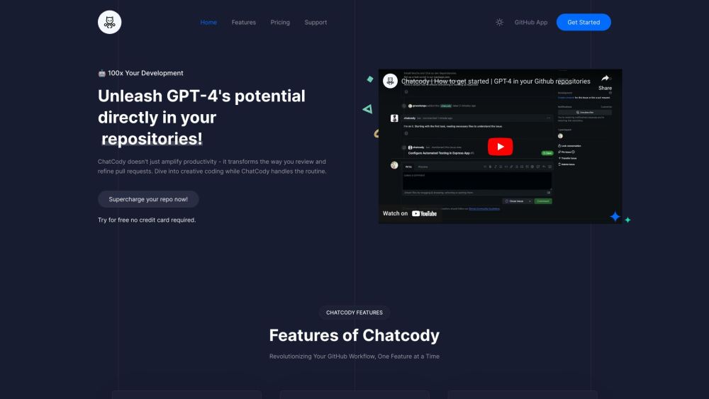 Chatcody: GPT-4 Embedded Engineer Directly in Your Repository