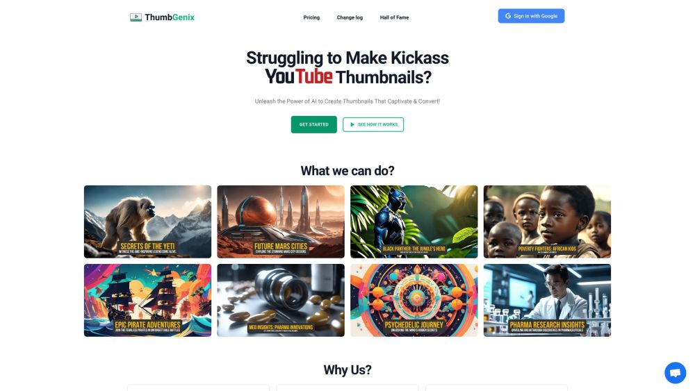 ThumbGenix: AI Thumbnail Creator for High-Converting Youtube