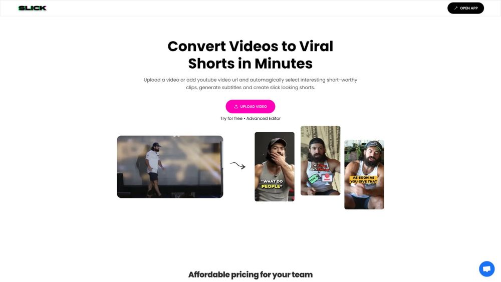 Slick: Create Viral YT Shorts from Videos in Just Minutes