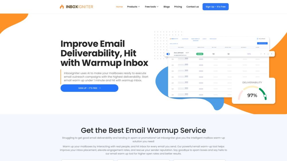 Inboxigniter: AI Mailbox Warm Up Tool to Boost Email Deliverability