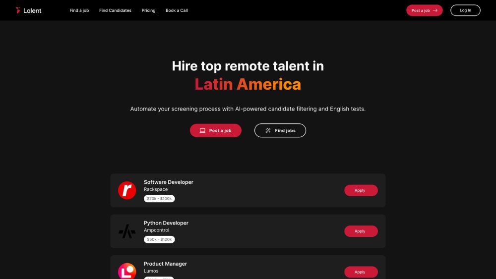 Lalent: Connecting Global Firms to Latin American Remote Professionals