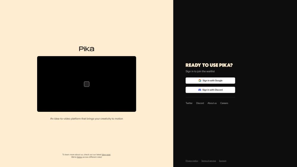 Pika: Idea-to-Video Platform - Brings Your Creativity to Motion