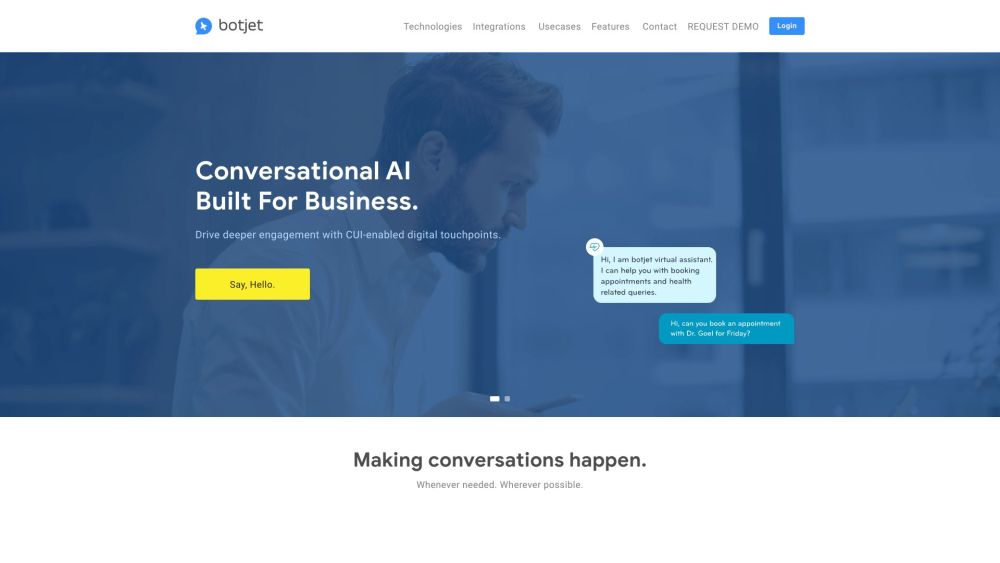 Botjet: Conversational AI Platform for Sophisticated Chatbot Solutions