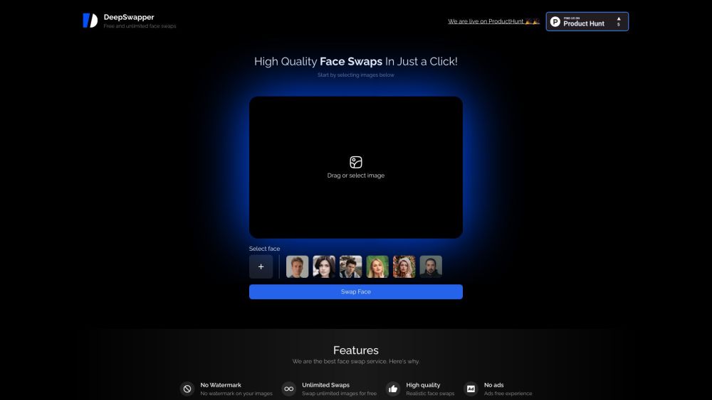 Deep Swapper: Free AI Tool for Seamless Image Face Swap and Photos