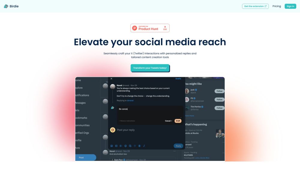 Birdie: AI Tool for X/Twitter - Use Cases, Pricing, Reviews, Features