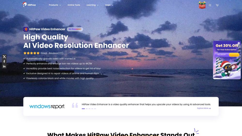 HitPaw Video Enhancer: AI Tools for Upscaling & Enhancing Quality