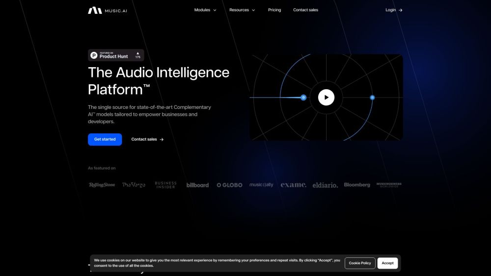 Music.AI: Build & Scale Custom Audio-Driven AI Solutions