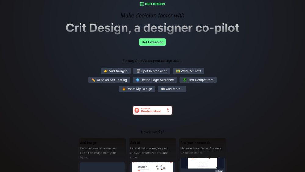 Crit Design: AI Co-Pilot for Faster, Smarter Design Decisions