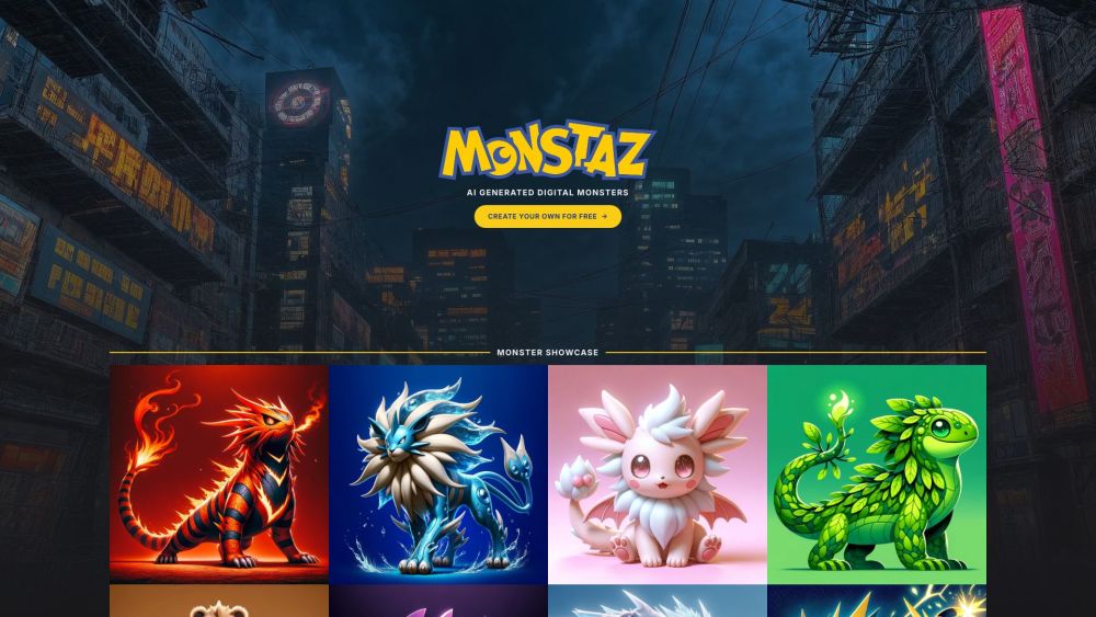 AI Monstaz: Create & Customize Your Own Digital Monsters Today