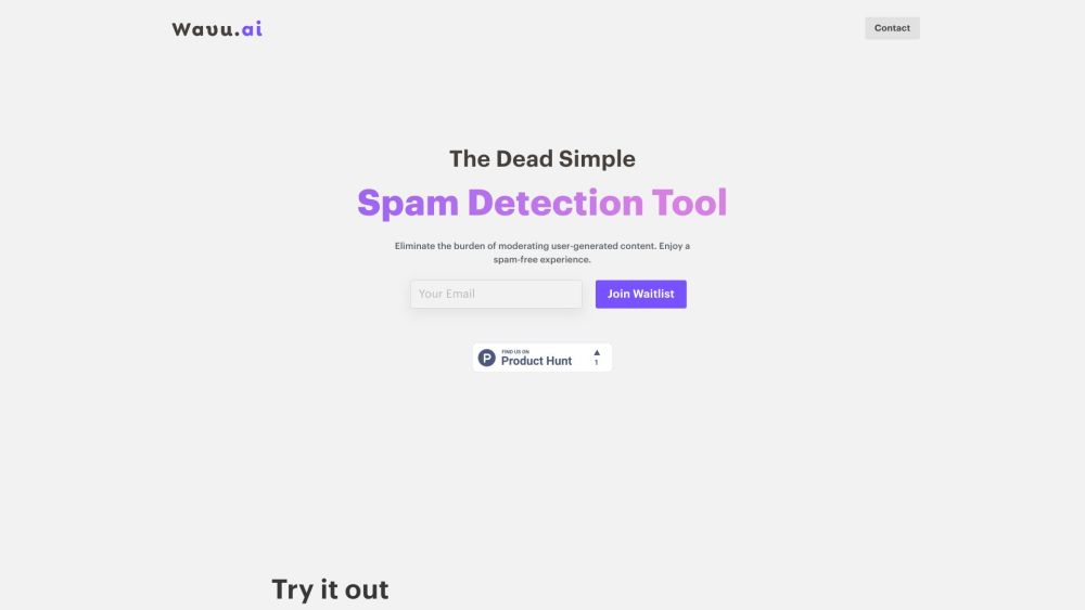 The Dead Simple Spam Detection Tool: AI-Powered, Proactive Security