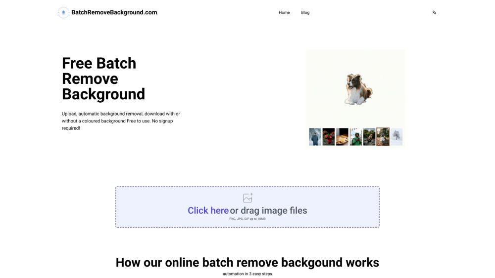 BatchRemoveBackground.com: Free Bulk Image Background Remover, No Signup