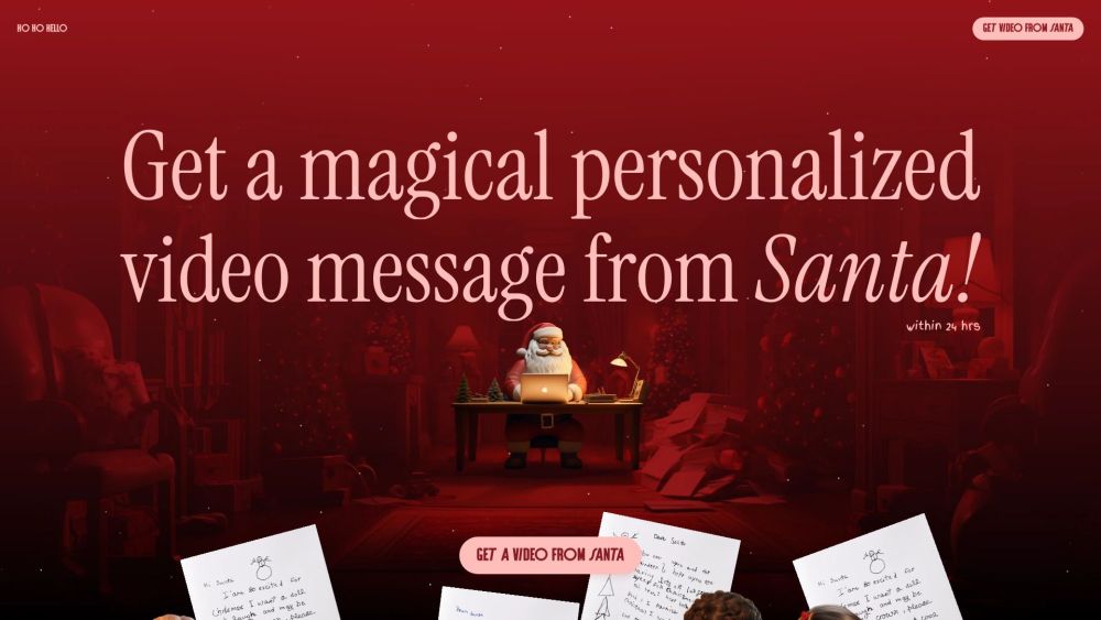 HoHoHello: AI Personalized Santa Videos - Christmas Magic for Kids