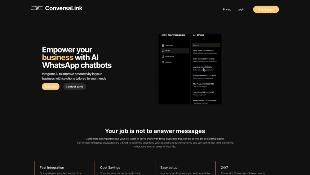 ConversaLink: AI Chatbot Elevates Communication & Boosts Leads