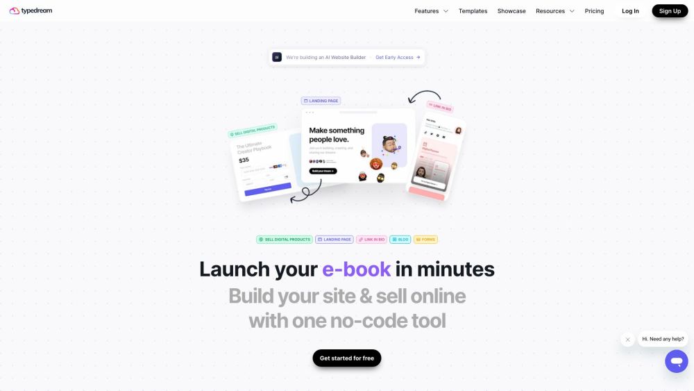 Typedream: Build Websites, Blogs, Forms & Sell Digital Products Easily