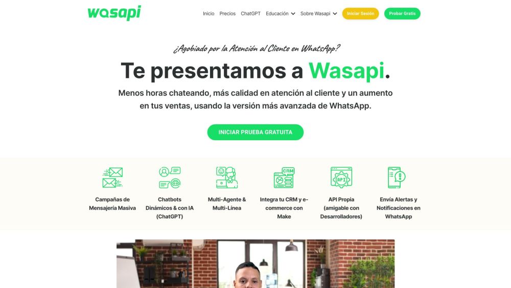 Wasapi: IA y API Cloud para WhatsApp, Todo-en-Uno en Comunicaciones