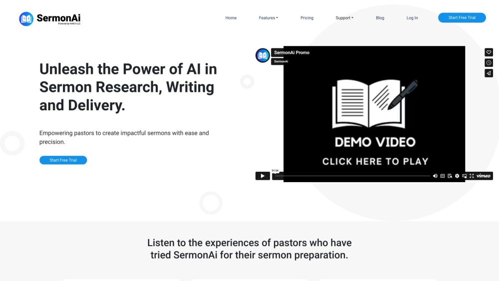 SermonAI: AI-Powered Platform for Streamlined Sermon Prep