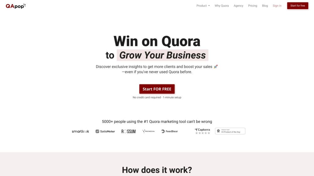 QApop: Top Quora Marketing Tool for Client Growth & Sales Boost