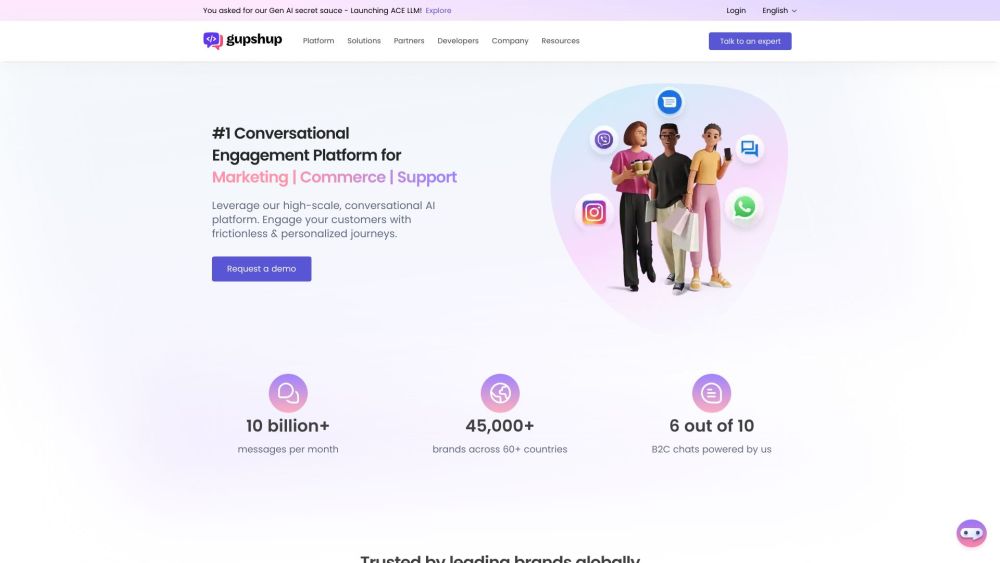 Gupshup: Chatbot Building & Messaging Platform for Customer Engagement