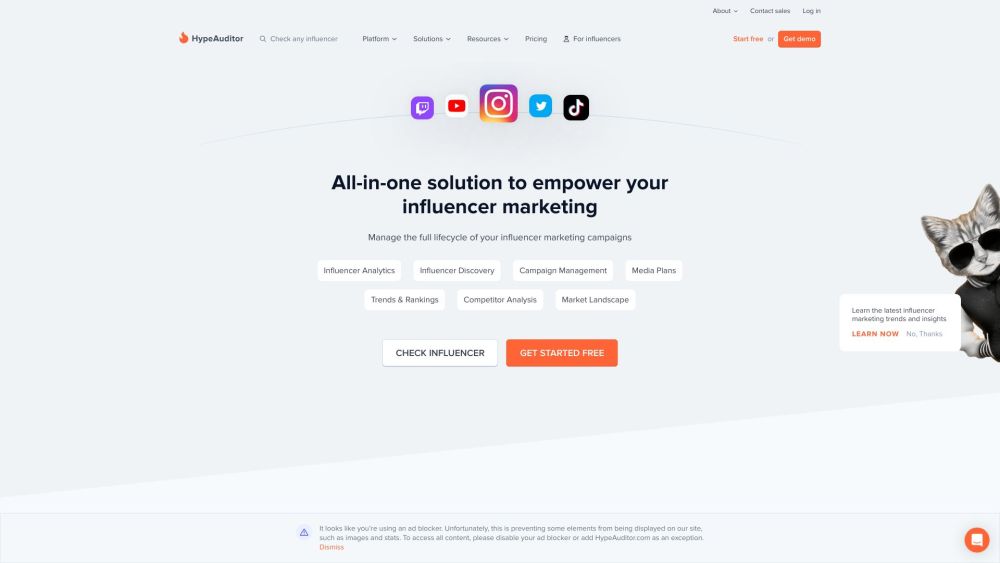 HypeAuditor: Data-Driven Influencer Marketing for Brands & Agencies