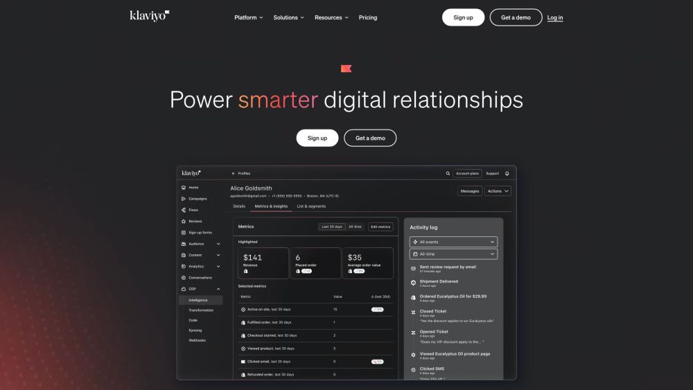 Klaviyo: Intelligent Automation for Hyper-Personalized Marketing Growth