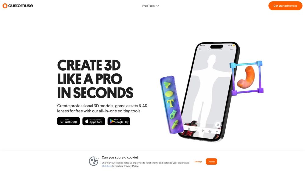 Customuse: Free 3D Design, AR Filters, Game Skins, Clothing Mockups